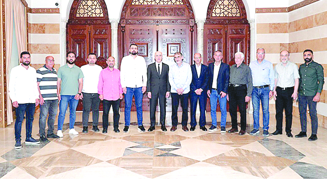 الحجار يؤكد جهود استقرار المنطقة