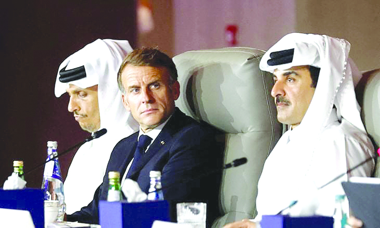 Emir of Qatar: Productive Qatari-French talks