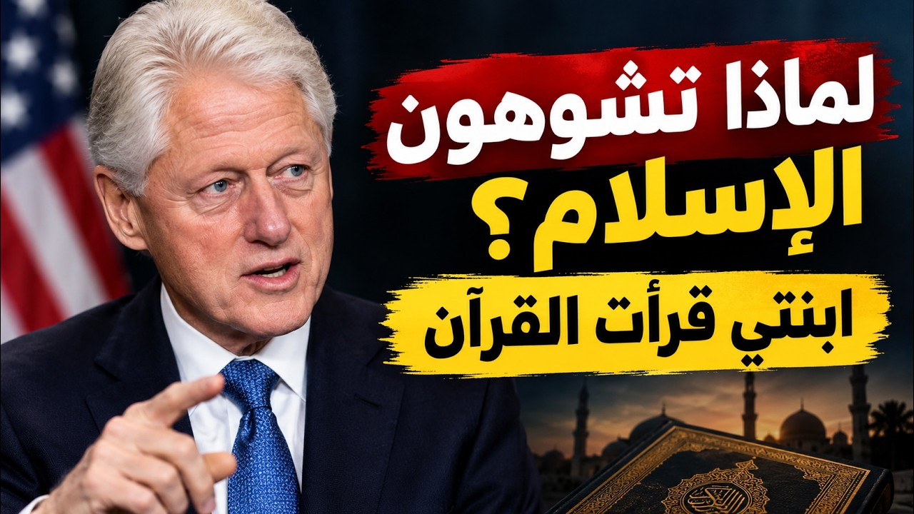 ابنتي قرأت القرآن كاملاً .. بيل كلينتون يخرج عن صمته برسالة قوية دفاعًا عن المسلمين