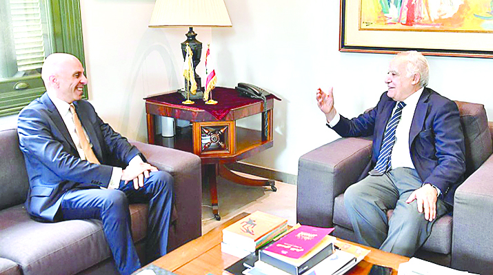 Egypt’s Ambassador Visits Mikati and Salameh