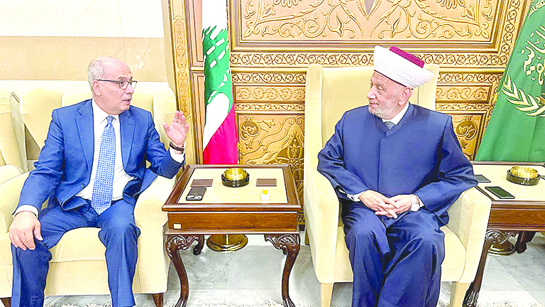 Derian met with the head of Al-Makassed, Marwan Salam, and a delegation from Qatar’s Ministry of Endowments