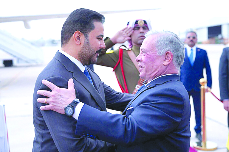 الزيدي بحث مع ملك الأردن العلاقات الثنائية و تعزيز التعاون
