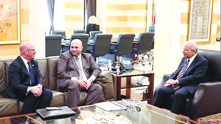 سلام بحث مع زويتن وناصر الدين التعاون مع منظمة الصحة العالمية